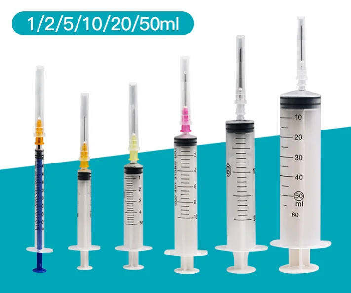 veterinary used plastic disposable syringe