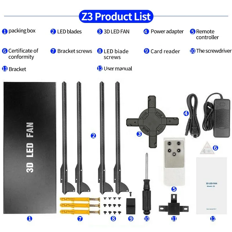 Fast Sales 3d Holographic Led Fan Hologram 100 cm High Resolution Wifi Holographic Display Holographic Fan 3d Hologram Projector