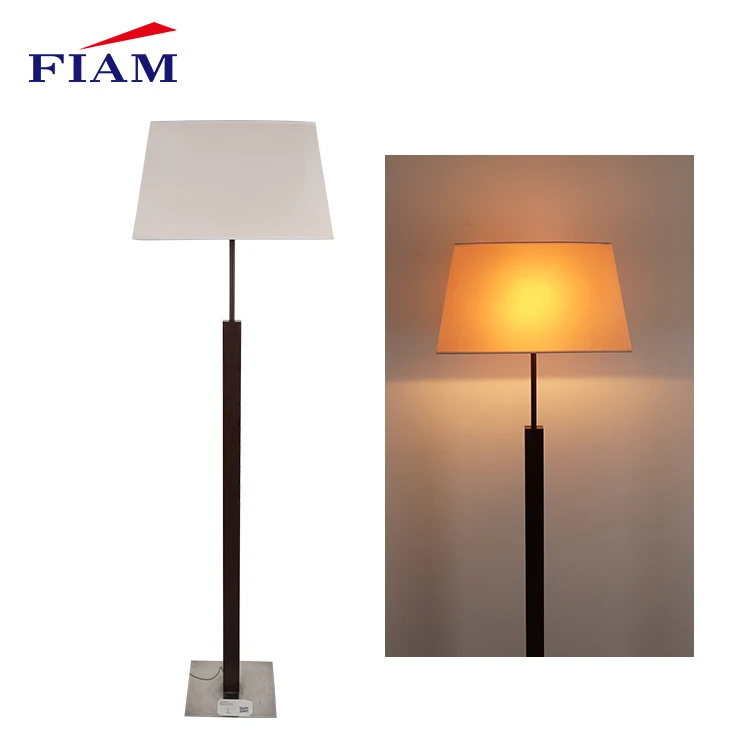 Indoor Decoration Residential E27 10w 20w 50w 60w 240v Wood Fabric Floor Lamp