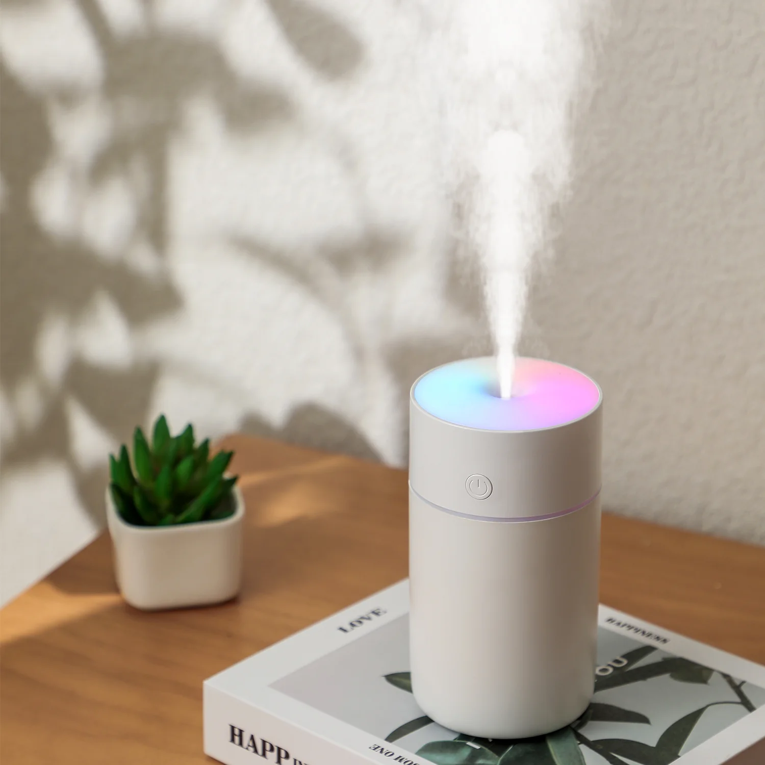 New Arrival Portable Led Night Light Electric Car Silence H2o Bodysuits Mist Usb Mini Humidifier for