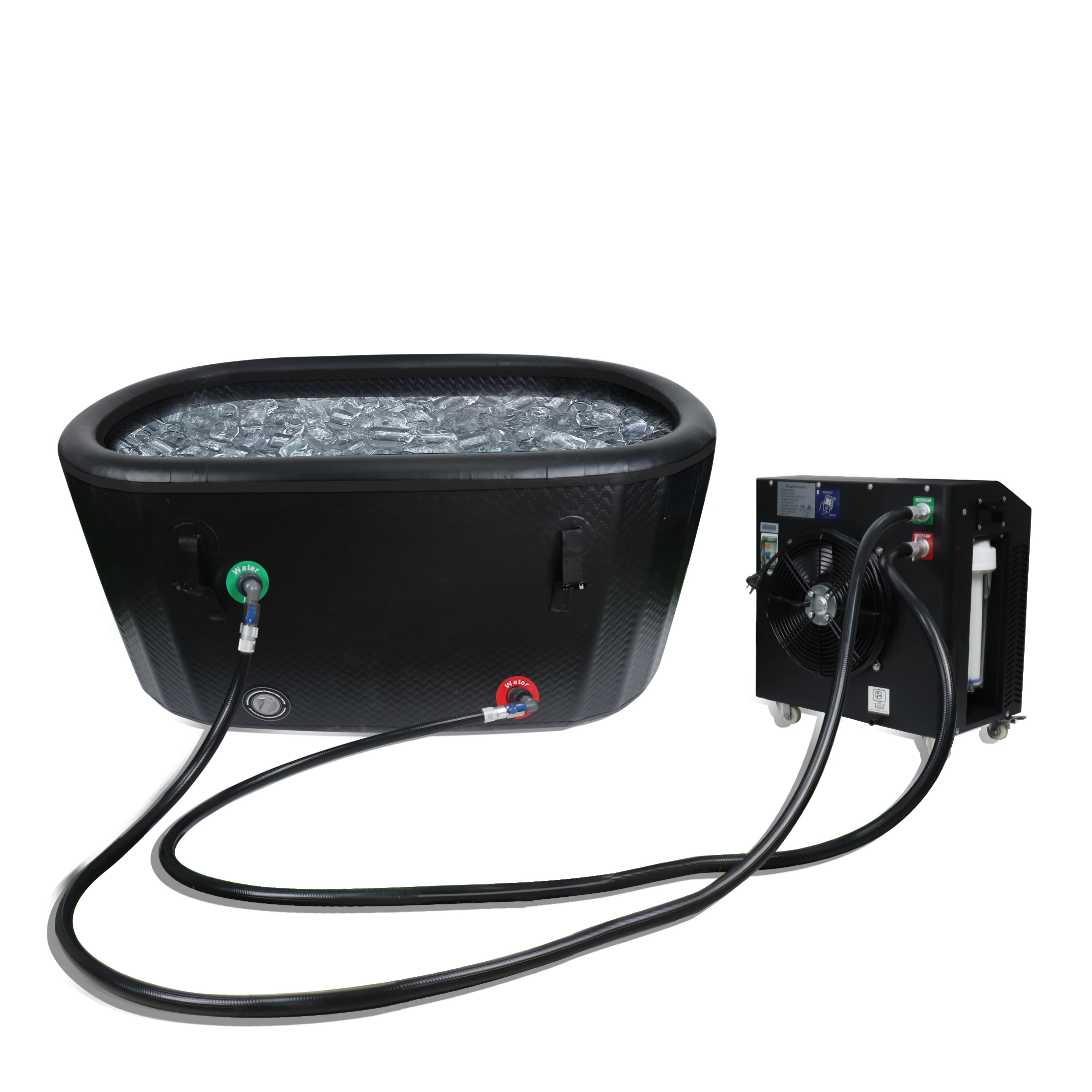 Top Quality 6P Eco-Friendly Inflatable Ice Bath Tub ETL Ice Bath Chiller Pro Recovery Combination For Sale