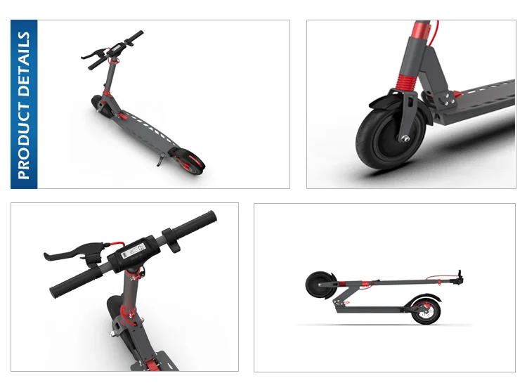 EU warehouse 8.5 inch electric scooter 250w powerful foldable e-scooter easy to carry