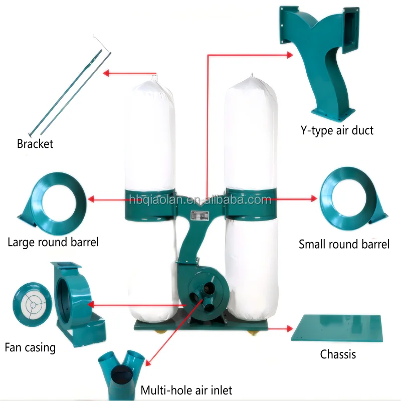 Direct sales Industrial vacuum cleaner dust collector dust collector wood dust collector for woodworking