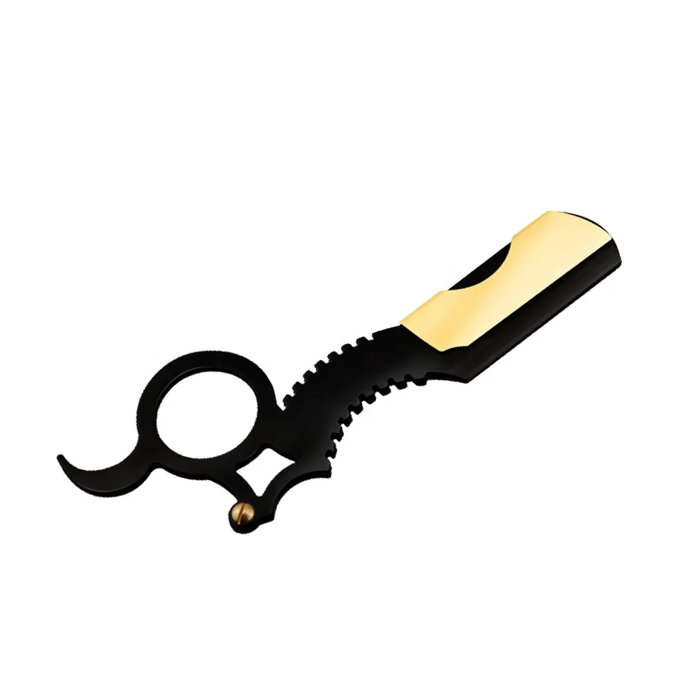 New Perfect Barber Straight Edge Razor Non Disposable Straight Razor Thumb Shaving Razor For Face