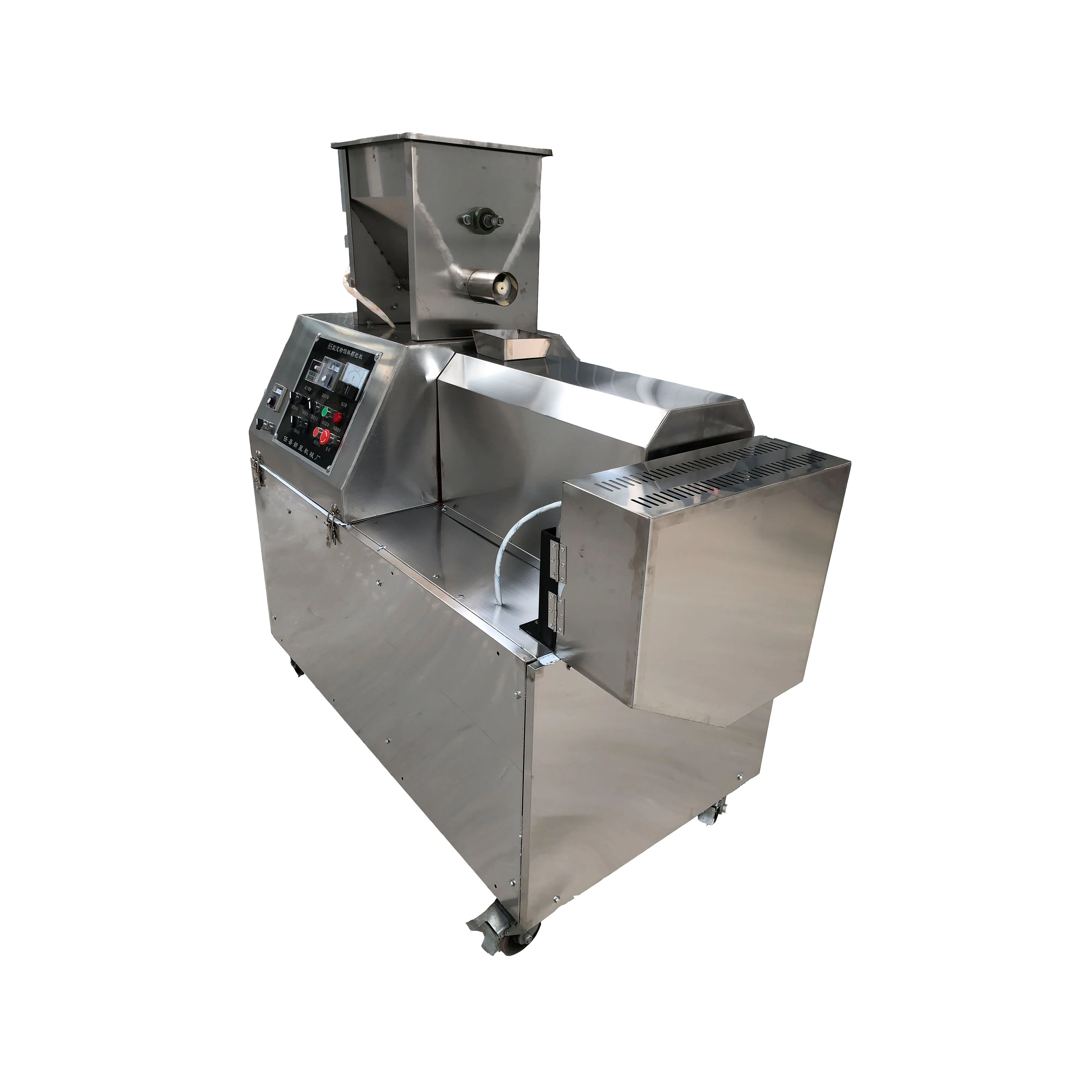 Mini multifunctional snack extruder, corn and wheat grain snack extruder, stainless steel food grade automatic snack food