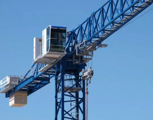 Self Erecting Tower Crane 18tons Used Construction Machinery Comansa 21cj550 Series Heavy Tower Crane