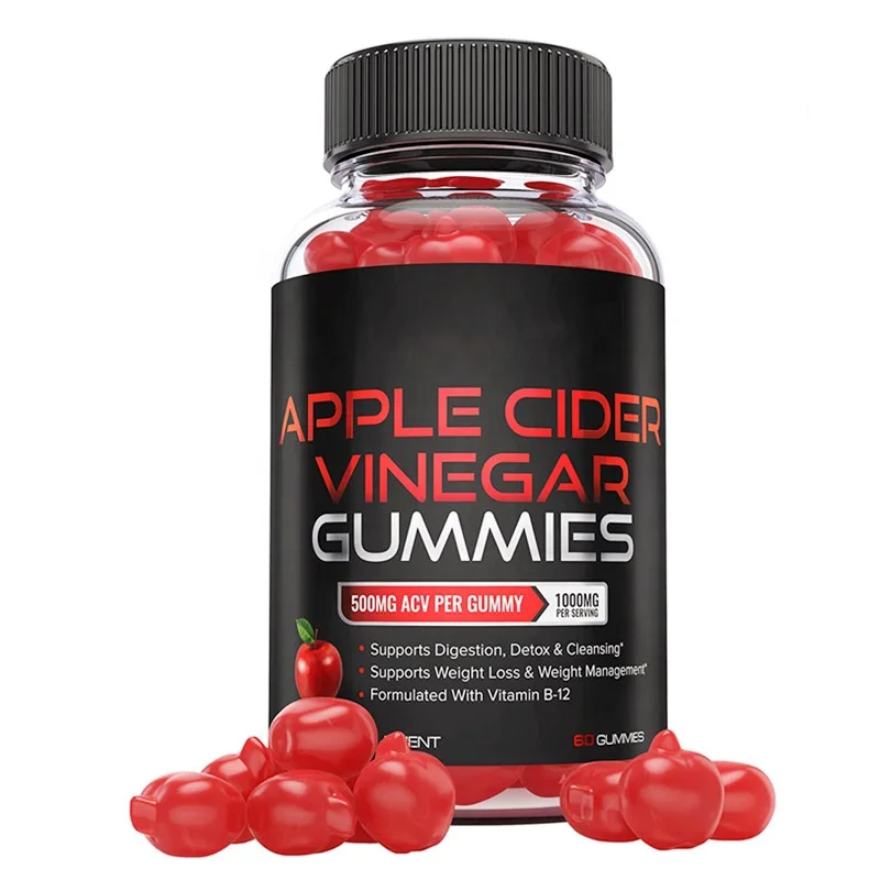 OEM Super Fat Burning Slimming Supplement Supports Digestion Apple Cider Vinegar Gummies