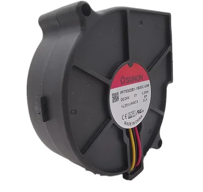SUNON Stock cooling DC blower Fan PF75302B1-1B00C-G99 24V 3.20W 3 power wire line