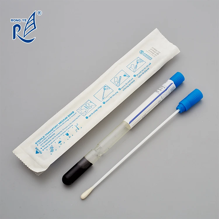 Specimen collection flocked swabs DNA Sample Collection Sterile swab Transport medium swab  Amies w/Charcoal