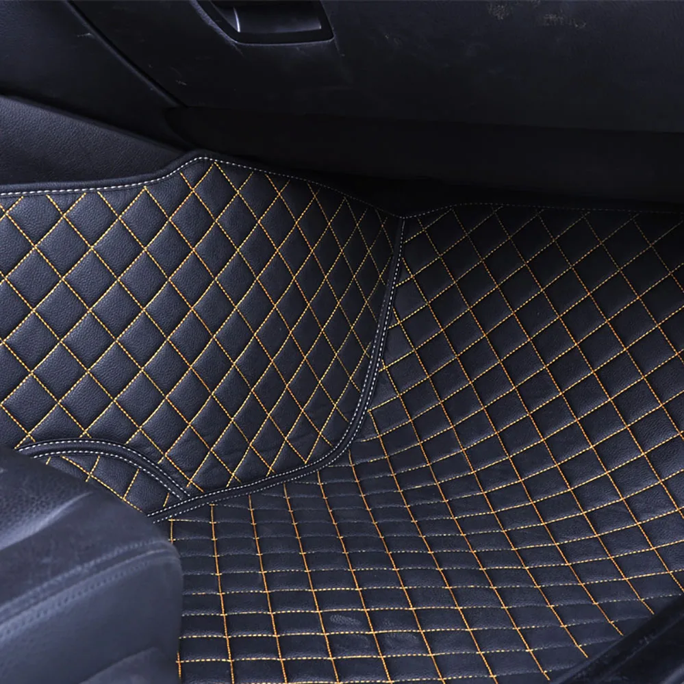 QCI163 3D Custom Fit Car Floor Mats All Leather Car Floor Pad For 07-16 Kia Sportage carpets