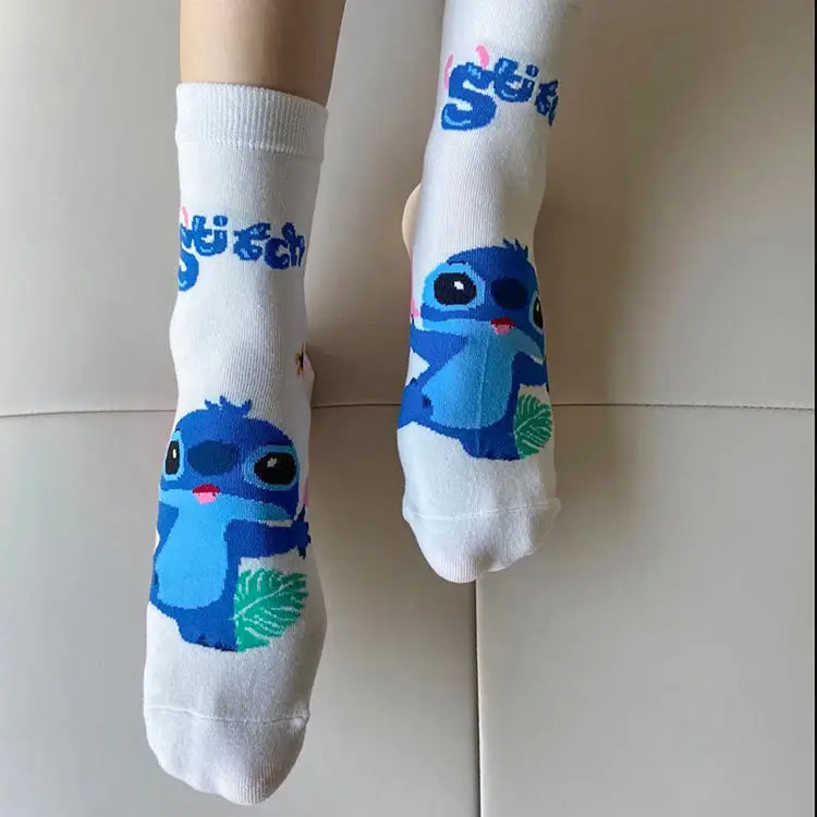 Fashion Custom Funny Hand Drawn Patterned Spandex Cotton Crew Colorful Boys Adult Cartoon Character Socks