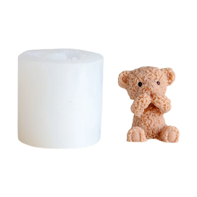 Хорошее качество смешной слон силикон 6D Роза в интерьере декоративная форма для свечи