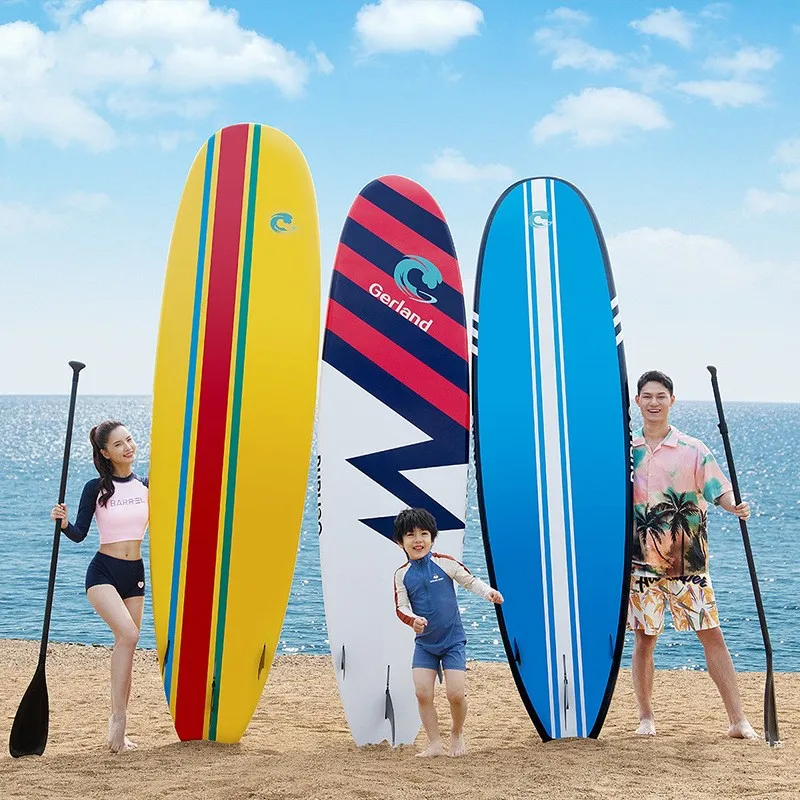 Factory Price Surfing Wooden Surfboards SUP SurfBoards boards and paddles wholesale EPS Core HandBoard Surf Paddle Board