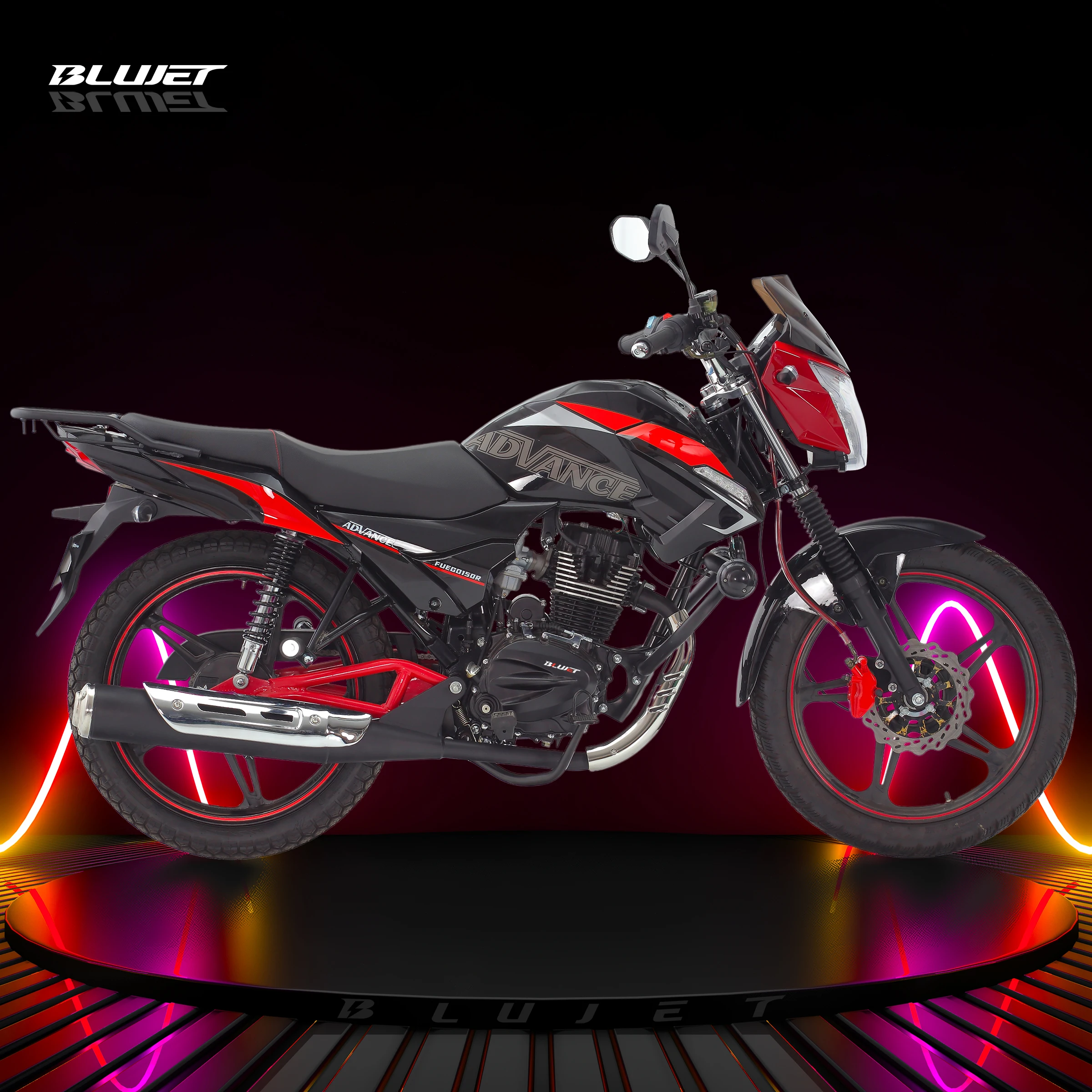 Bullet 150 cross  New 250cc street motorcycle push rod CG250 engine digital meter disc brake for Latin America market