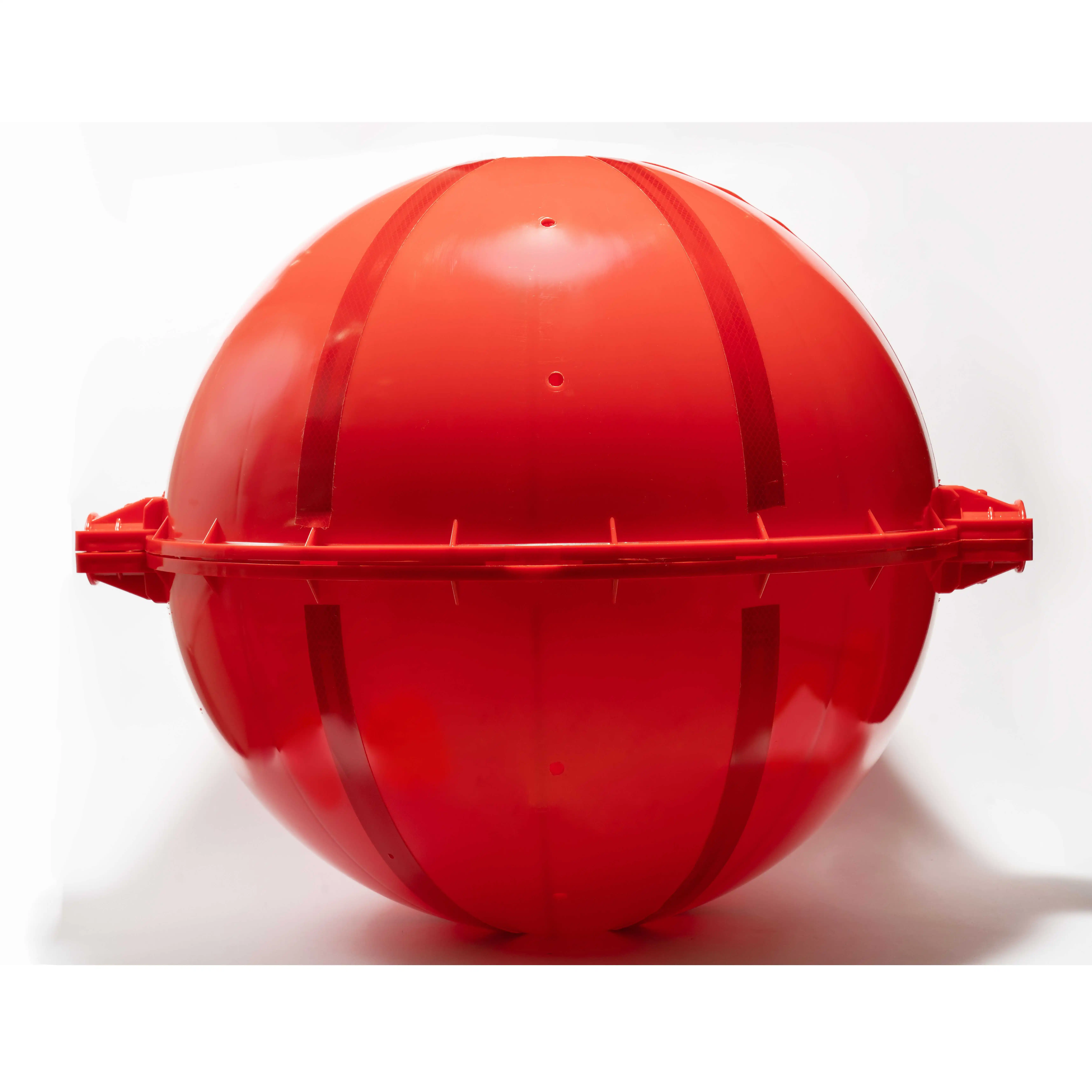 High Power Lines Cable Marking Spheres Red color aircraft warning balls 600mm