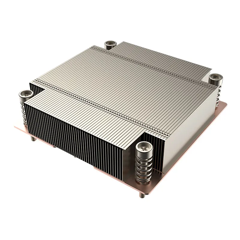 Coolserver V11 CPU Cooler Radiator 25.5mm height Computer Case Cooling Fan For LGA Intel 1700 square motherboard HTPC/ITX MINI