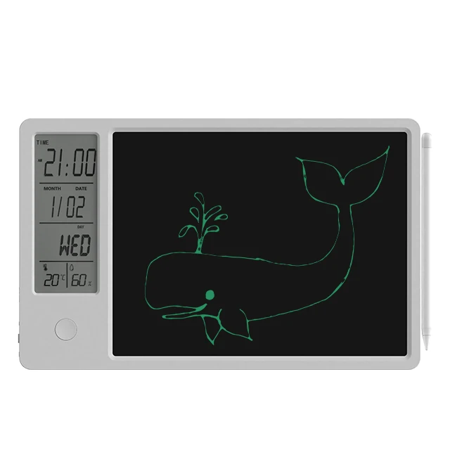 Creative products Electronic calendar Wall mounting Digital electronic wall calendar Electric wall calendar LCD writer