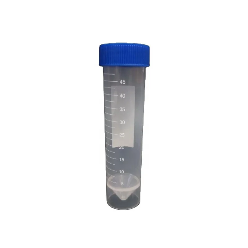 Plastic Centrifuge Tubes 50ml with Self-standing Bottom for Laboratory