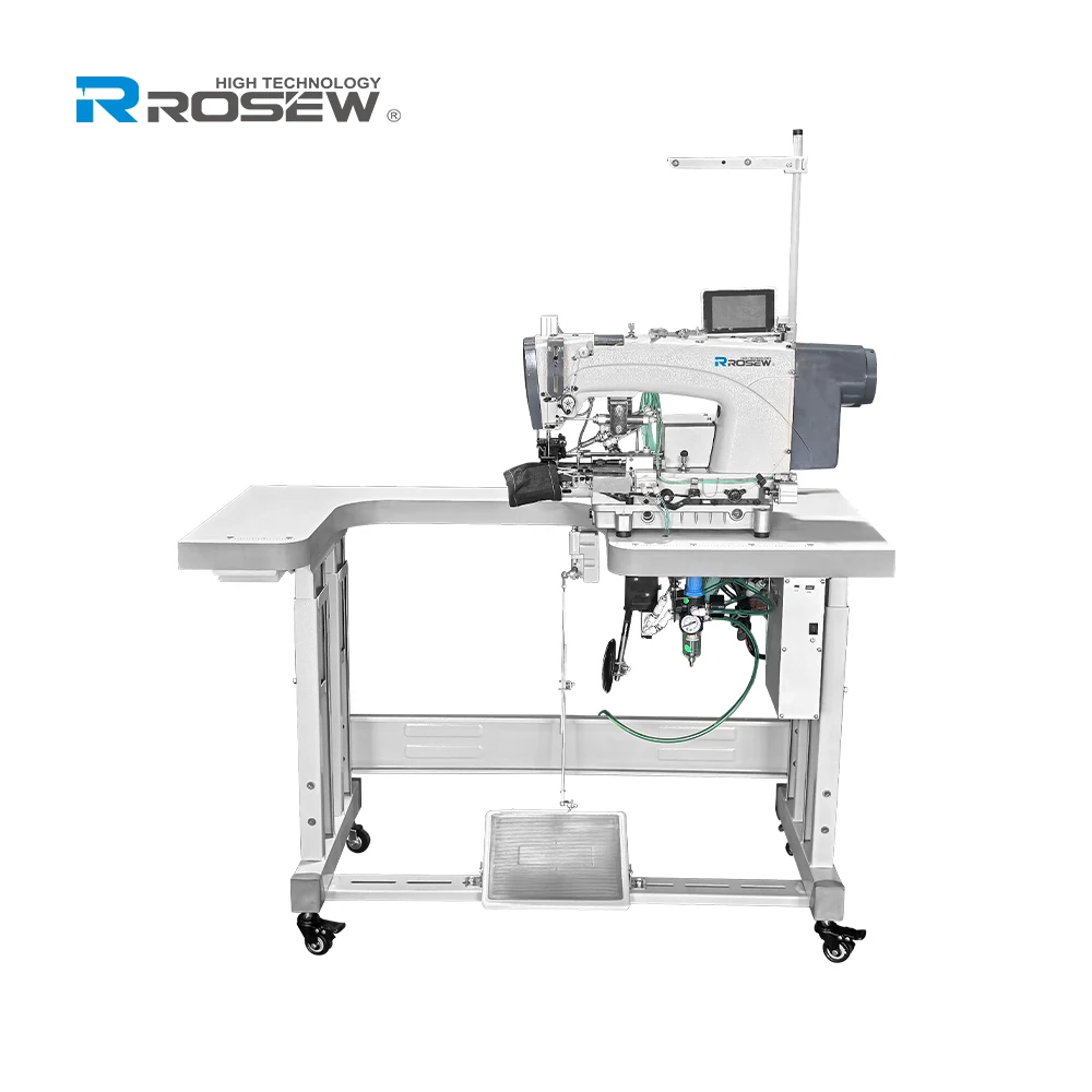 Rosew GC63922T-KM-D4-SL  computerized direct drive chain stitch lockstitch stitch jeans bottom hemming sewing machine