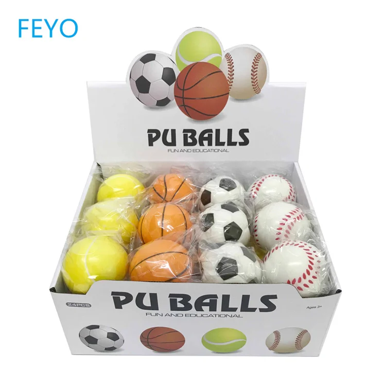 squeeze slow rising scented soft kawaii for kids PU squishy ball pu foam stress release toys