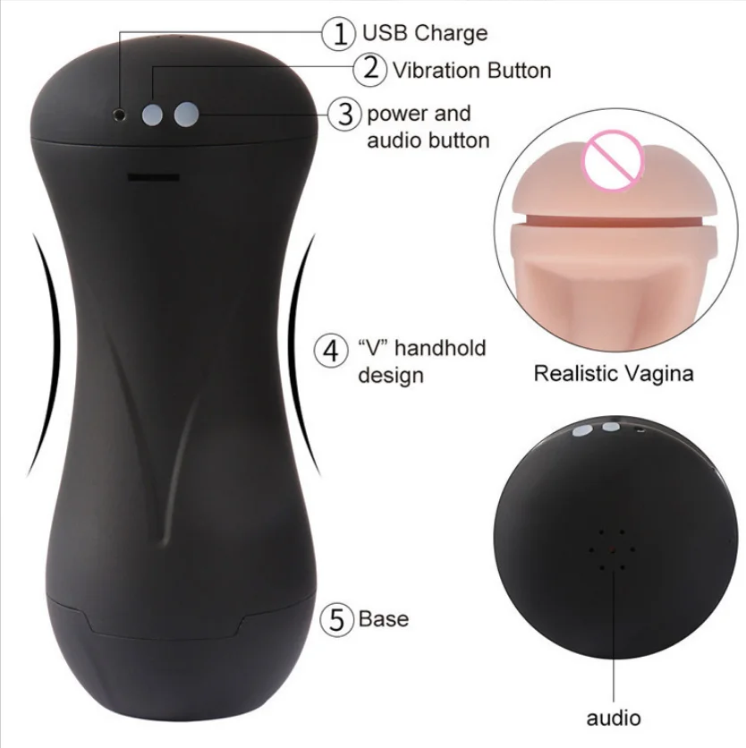 Hot sale Automatic Telescopic Vagina Electric Male Masturbator Cup Pocket Pussy  with Sexual Voice for Man