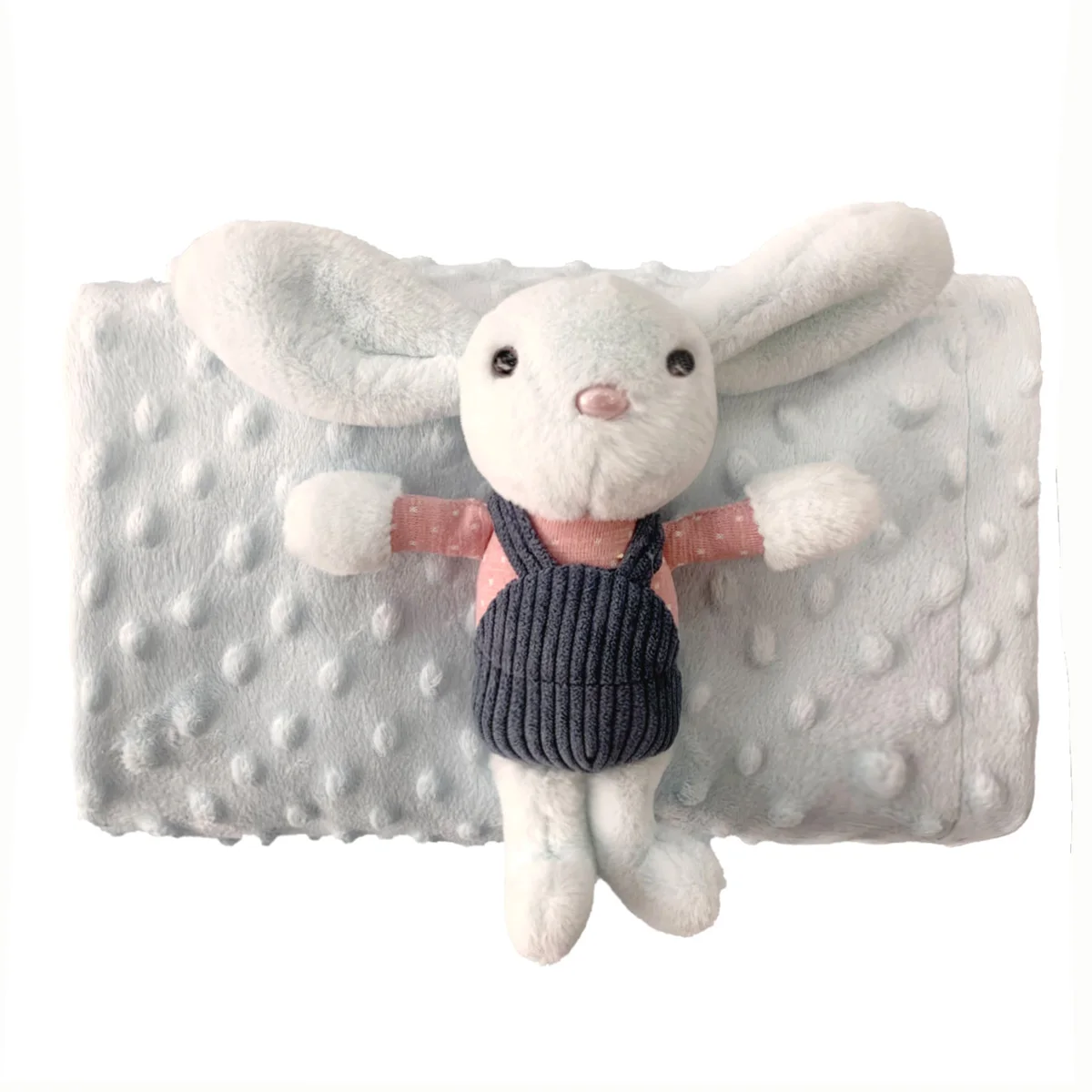 Genuine Modern Dinasor Newborn Baby Blanket Minky Dot Weighted