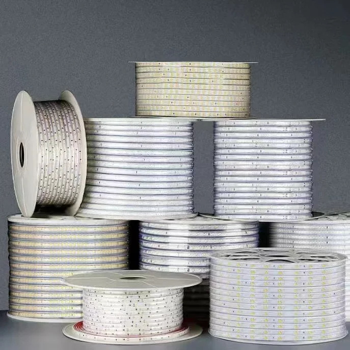 Лидер продаж гибкая светодиодная лента 220 В 2835 3030 96led 120led белая теплая Светодиодная 100 м/рулон