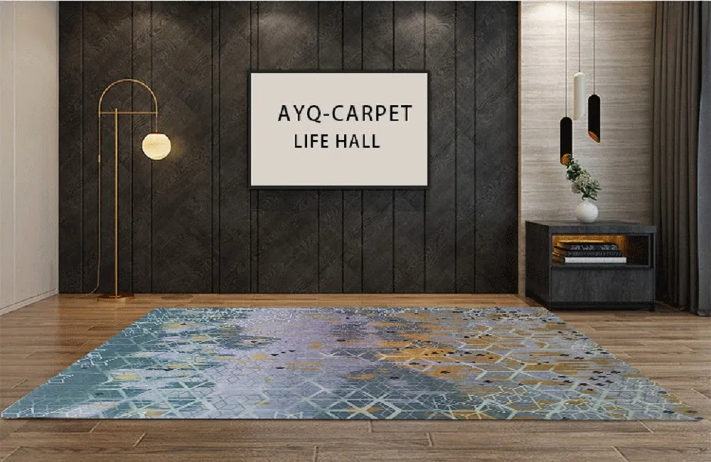 Promotional Various Durable Using Sound Absorption Carpit Carpets Cushion Living Room Anyuqing Carpet Modern Machine Programming