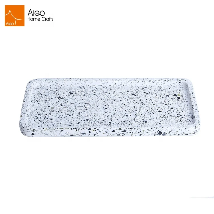 Современный декоративный поднос Terrazzo для пищевого класса сервировки