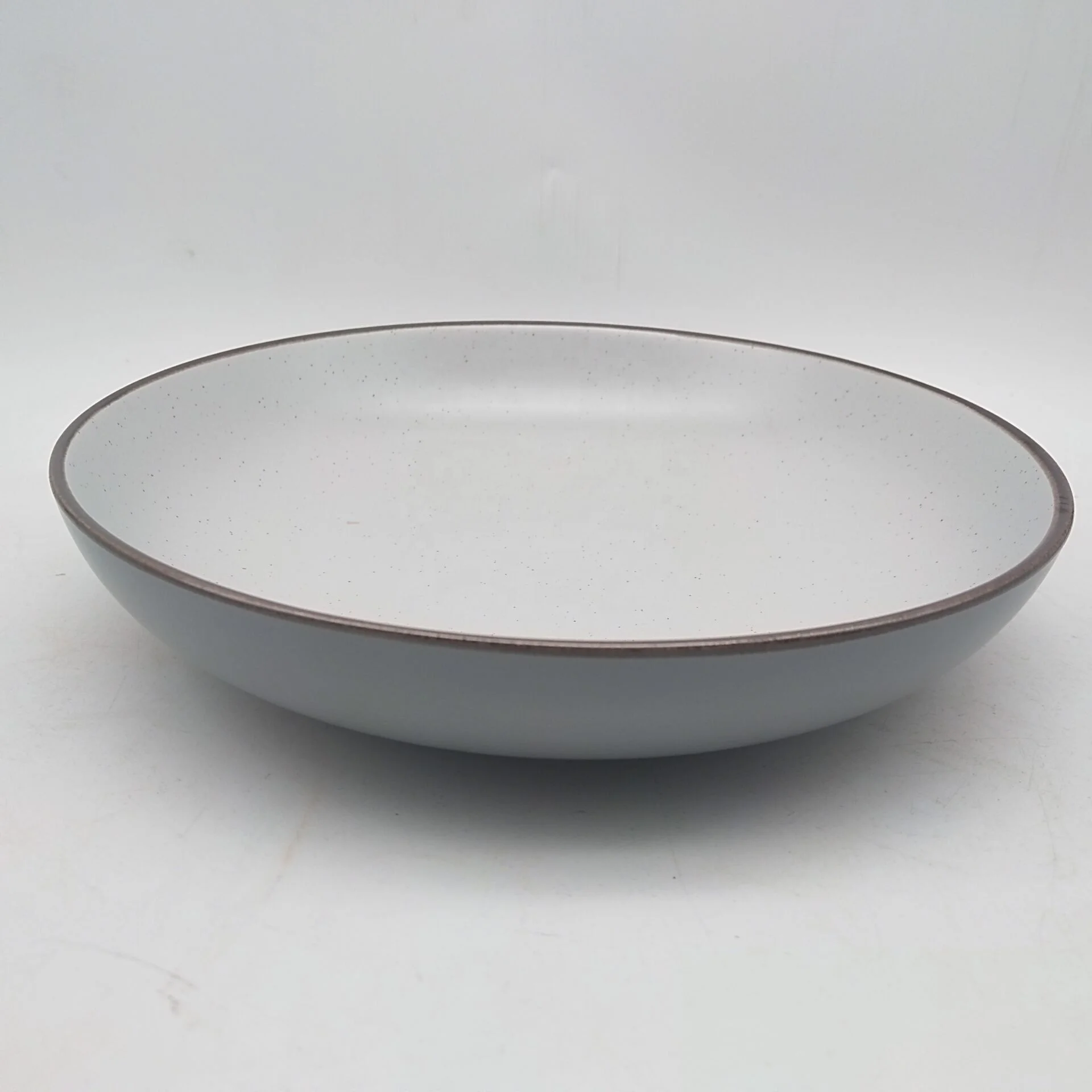 
hot sale wholesale household cheap Europe style grey ceramic dinnerware sets stock sesame spot glaze ceramic tableware set 