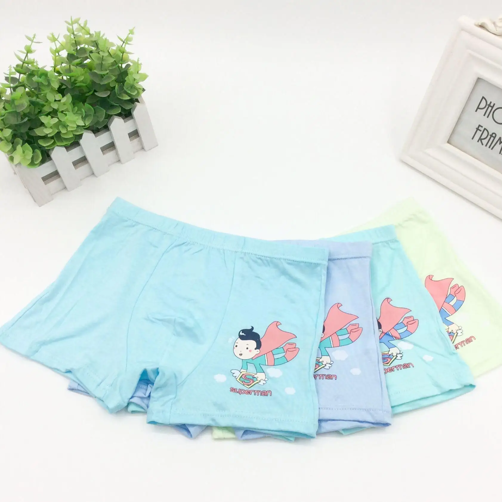 2024 Newest Children Modal Comfortable Breathable Cartoon Boxer Briefs Mixed Styles