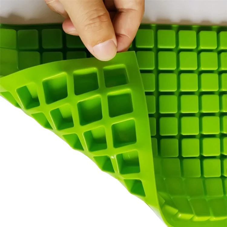 4 Pcs Set 126 Cavity Silicone Ice Cube With Dropper Online Top Seller 2022 Kitchen Accessories Baking Tools Square Cake Moulds