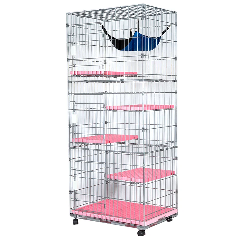 best selling supplier animal cages metal large carriers cat cage 3 layer pet cage for pet products shop