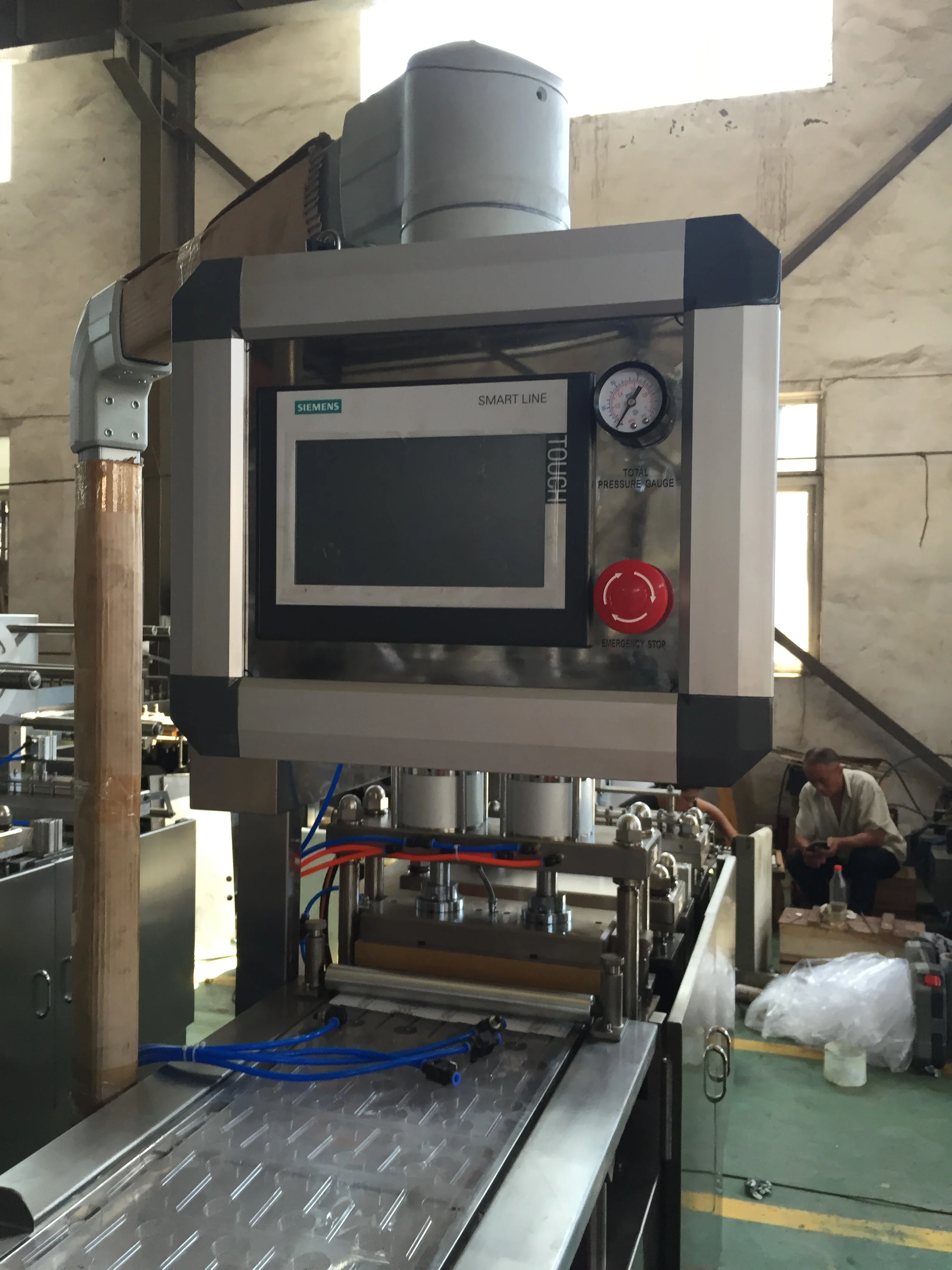 DPB Full Automatic Oil Liquid Blister Packaging Honey Chocolate Sauce Cream Syrup Honey Jelly Cup Food Blister Packing Machine