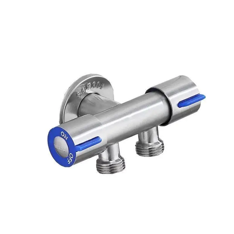 Stainless Steel in and out of Dual Use Washing Machine double water tap