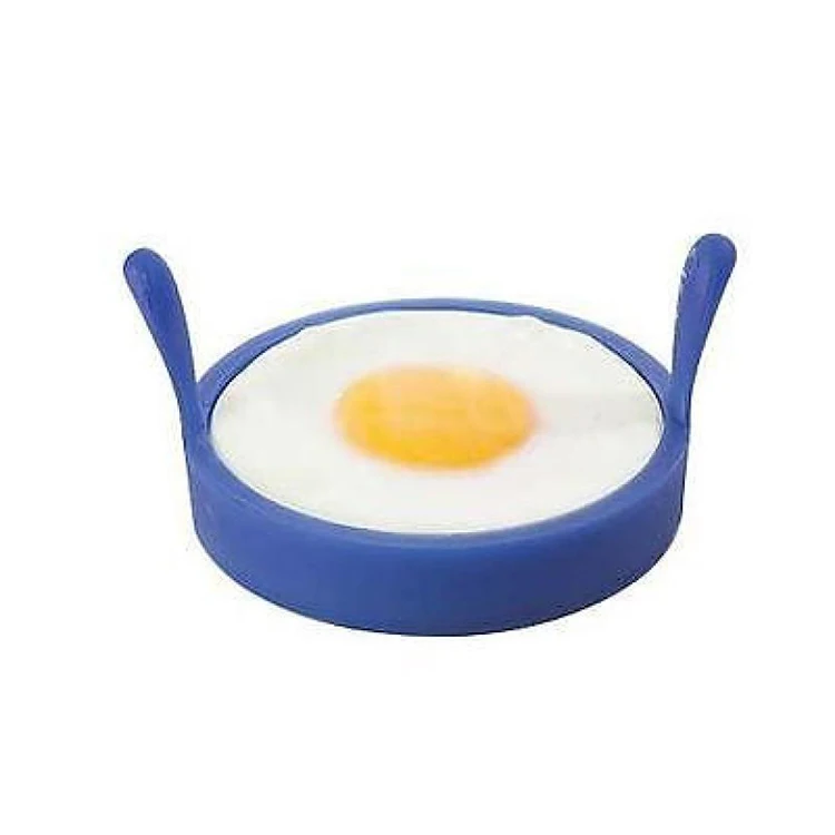 Highly Quality Kitchen Tools Non Stick Round Shape Egg Mold Ring With Silicone Handle Household Egg Frying Rings