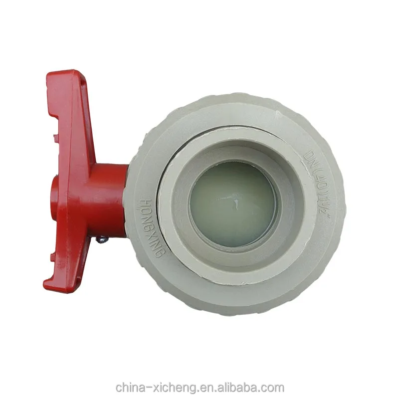 Safe and convenient collision resistance Anti-corrosion and anti-acid and alkali plastic Ball Valve