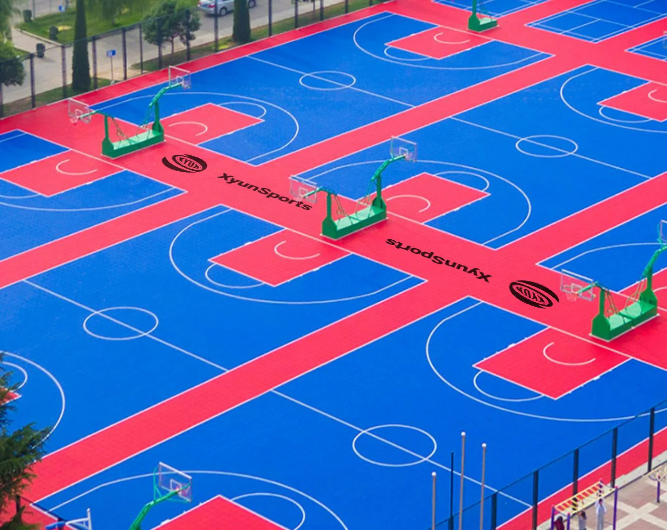 High Quality Customized Outdoor Padel Sports Custom Paddle Tennis Court Pickleball Floating Floor for outdoor