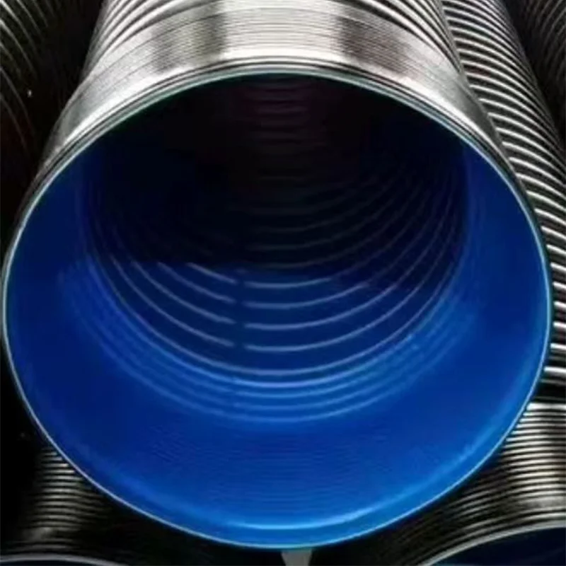 High Quality 50mm Double Wall Corrugated HDPE round Pipe 2.5 Inch HDPE Drainage and Water Pipe