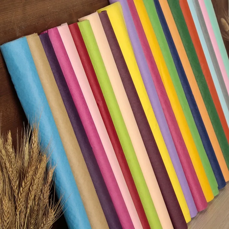 50 cm x 75 cm tissue paper sheets color gift wrapping tissue paper