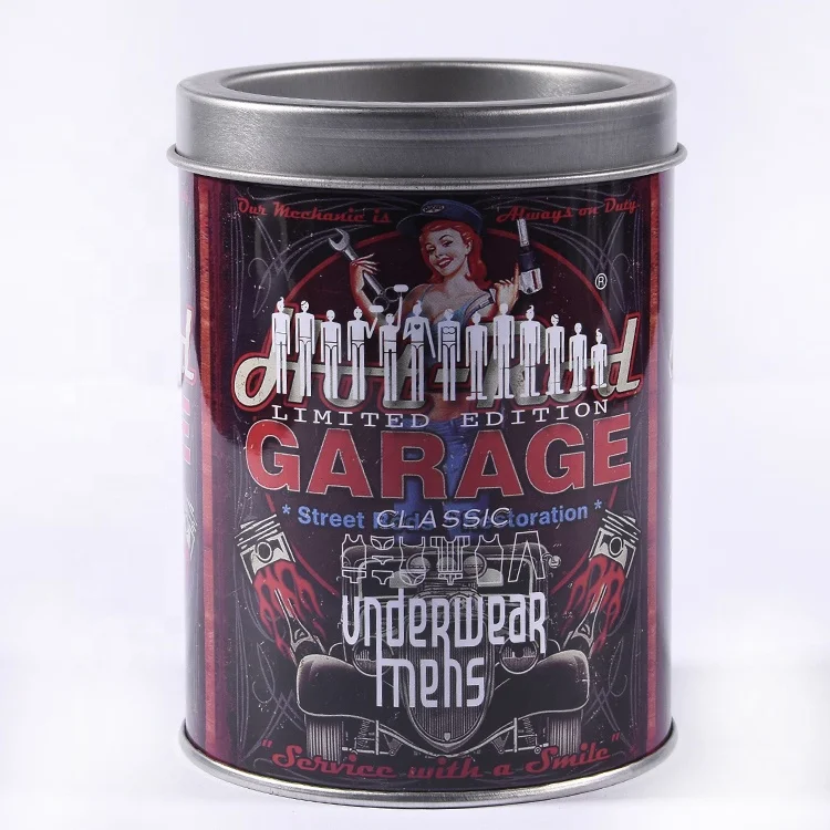 Custom Design Hot Sale Round Tin Metal Portable Ashtray Outdoor Black Car Ashtray