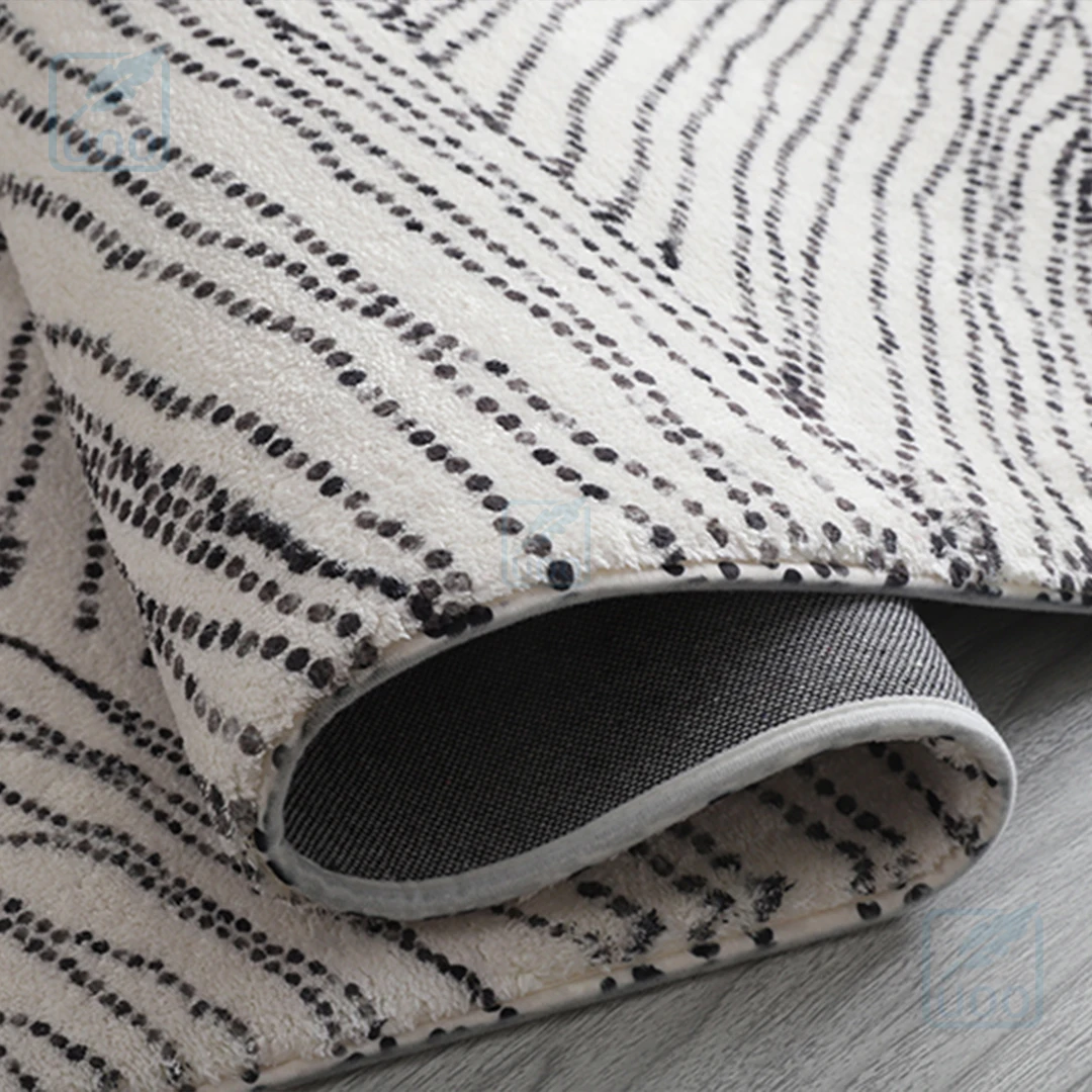 UOO Custom Pattern Chinese Carpet Manufacturer Nordic Plain Machine Printed Washable Large Nylon Area Rug Tapete for Living Room