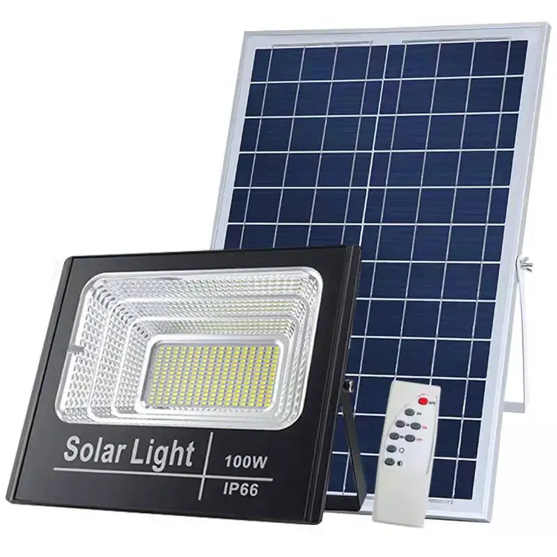 25W-150W  solar flood light 300w 600w garden led floodlight outdoor with remote controller
