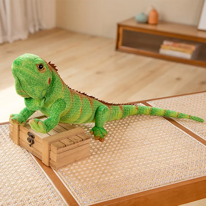 OEM Plushies Stuffed Soft Lizard Wild Animal Toys Gifts Wholesale Creative Cartoon Rodent Simulation Custom Plush Lizard Toy