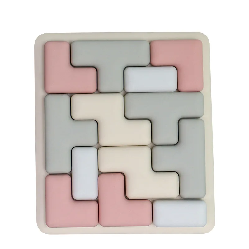 Baby Infant And Toddler Silicone Puzzle Cognitive Matching Games For Elderly Silicone Fidget Sensory Toys For Alzheimers