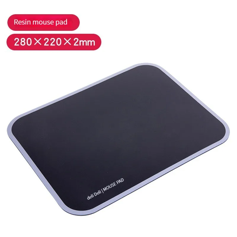 Deli 83009 high quality Mouse pad resin rubber non-slip comfort wrist guards home office gaming student oversized mouse pad