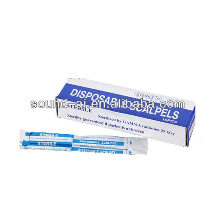 Stainless Steel Disposable Sterle Scalpel Surgical Scalpel