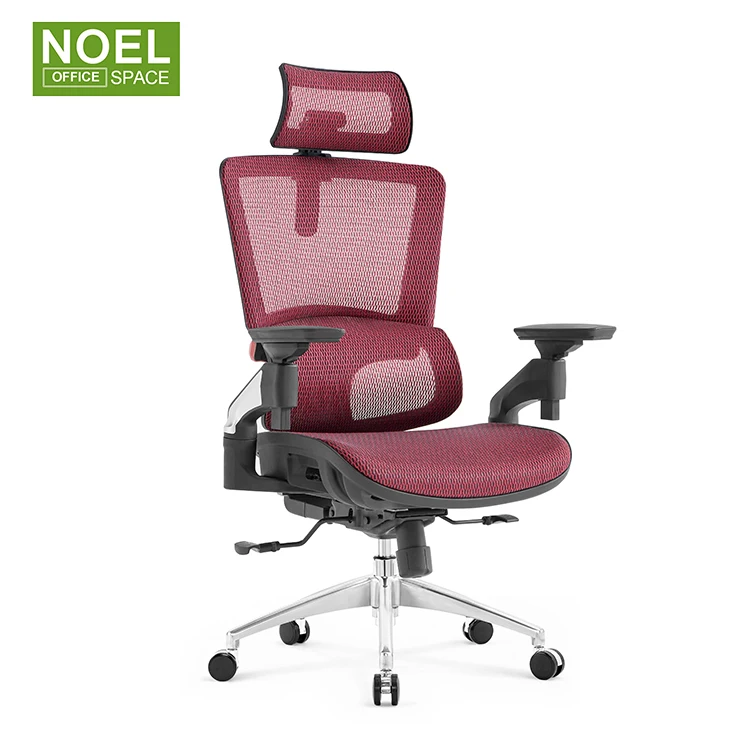 Эргономичный Регулируемый офисный стул на подголовник из сетчатой ткани с новейшим дизайном, компьютерное кресло с подставкой для ног