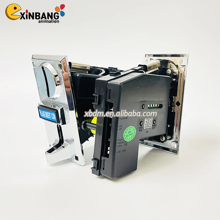 Factory Supplier 616 Multi 6 Coins Coin Selector Cpu Comparable Multi Coin Acceptor for Arcade Game Machine Parts