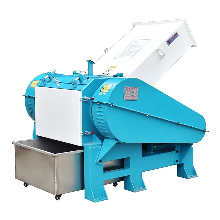 Small plastic bottle recycling wood crusher machine pet